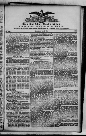 Berlinische Nachrichten von Staats- und gelehrten Sachen vom 03.05.1862