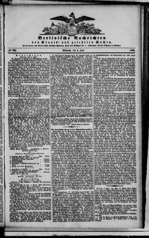 Berlinische Nachrichten von Staats- und gelehrten Sachen vom 04.06.1862