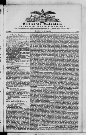 Berlinische Nachrichten von Staats- und gelehrten Sachen vom 06.09.1862