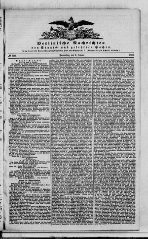 Berlinische Nachrichten von Staats- und gelehrten Sachen vom 09.10.1862