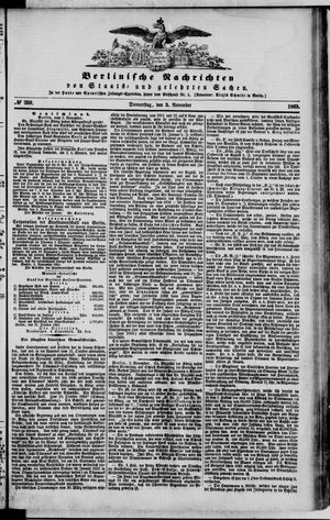 Berlinische Nachrichten von Staats- und gelehrten Sachen vom 05.11.1863