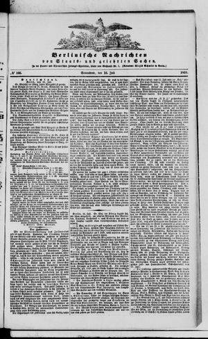 Berlinische Nachrichten von Staats- und gelehrten Sachen vom 16.07.1864