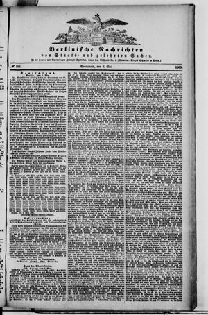 Berlinische Nachrichten von Staats- und gelehrten Sachen vom 06.05.1865