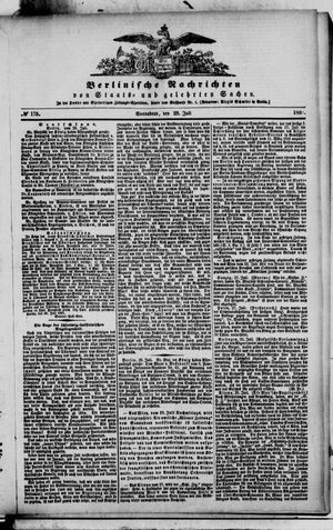 Berlinische Nachrichten von Staats- und gelehrten Sachen vom 29.07.1865