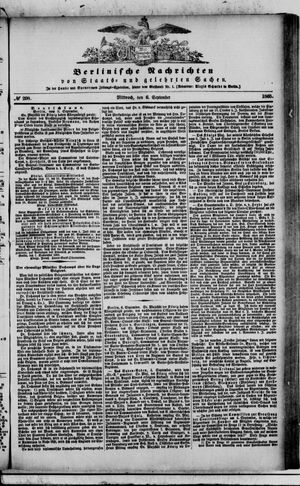 Berlinische Nachrichten von Staats- und gelehrten Sachen vom 06.09.1865