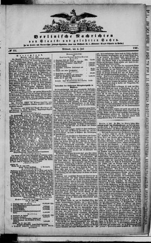 Berlinische Nachrichten von Staats- und gelehrten Sachen vom 04.07.1866