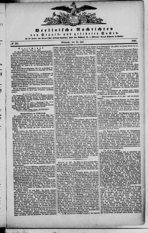 Berlinische Nachrichten von Staats- und gelehrten Sachen on Jul 11, 1866