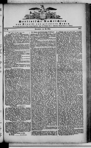 Berlinische Nachrichten von Staats- und gelehrten Sachen vom 30.03.1867