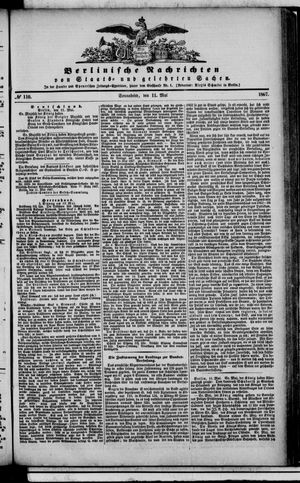 Berlinische Nachrichten von Staats- und gelehrten Sachen vom 11.05.1867
