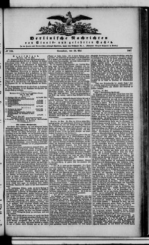 Berlinische Nachrichten von Staats- und gelehrten Sachen vom 18.05.1867