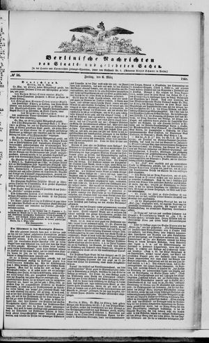 Berlinische Nachrichten von Staats- und gelehrten Sachen vom 06.03.1868