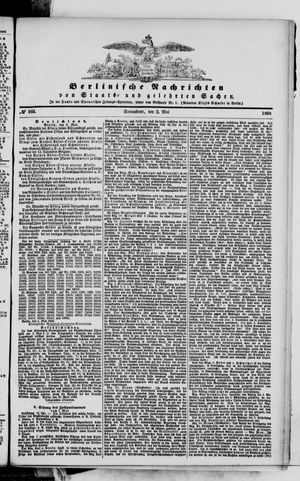 Berlinische Nachrichten von Staats- und gelehrten Sachen vom 02.05.1868