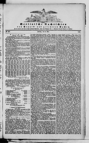 Berlinische Nachrichten von Staats- und gelehrten Sachen vom 08.05.1868