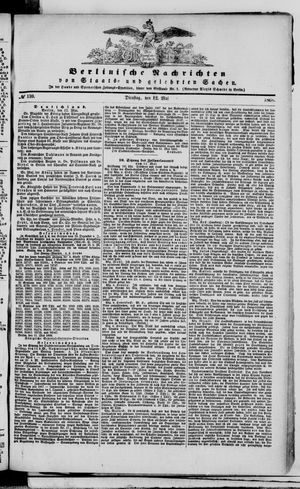 Berlinische Nachrichten von Staats- und gelehrten Sachen vom 12.05.1868