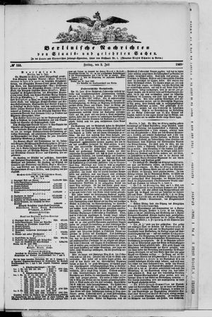 Berlinische Nachrichten von Staats- und gelehrten Sachen vom 03.07.1868