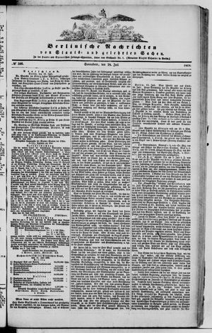 Berlinische Nachrichten von Staats- und gelehrten Sachen vom 18.07.1868