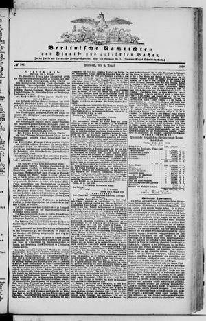 Berlinische Nachrichten von Staats- und gelehrten Sachen on Aug 5, 1868