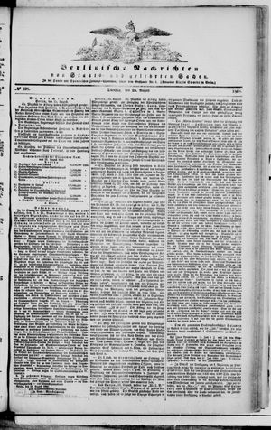 Berlinische Nachrichten von Staats- und gelehrten Sachen vom 25.08.1868