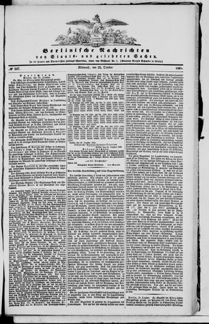 Berlinische Nachrichten von Staats- und gelehrten Sachen vom 21.10.1868