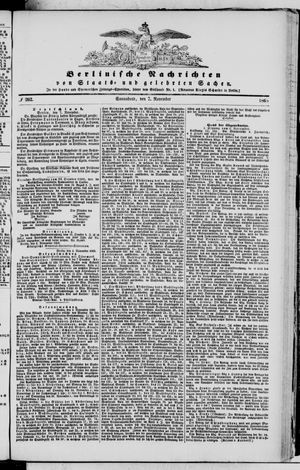 Berlinische Nachrichten von Staats- und gelehrten Sachen vom 07.11.1868