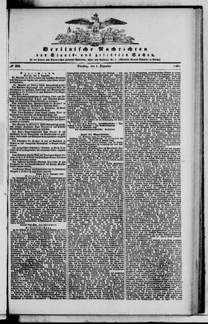 Berlinische Nachrichten von Staats- und gelehrten Sachen vom 01.12.1868