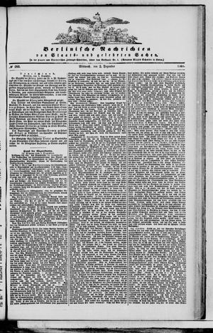 Berlinische Nachrichten von Staats- und gelehrten Sachen vom 02.12.1868