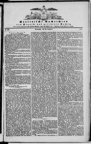 Berlinische Nachrichten von Staats- und gelehrten Sachen vom 24.12.1868