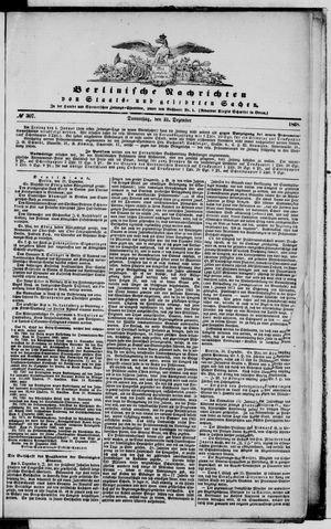 Berlinische Nachrichten von Staats- und gelehrten Sachen vom 31.12.1868