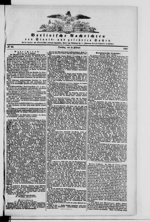Berlinische Nachrichten von Staats- und gelehrten Sachen on Feb 9, 1869