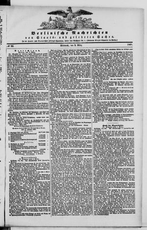 Berlinische Nachrichten von Staats- und gelehrten Sachen vom 03.03.1869