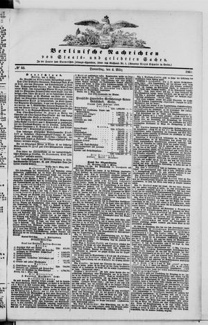 Berlinische Nachrichten von Staats- und gelehrten Sachen vom 04.03.1869