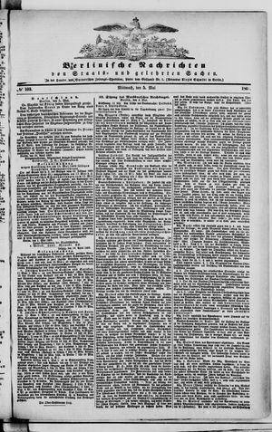 Berlinische Nachrichten von Staats- und gelehrten Sachen vom 05.05.1869