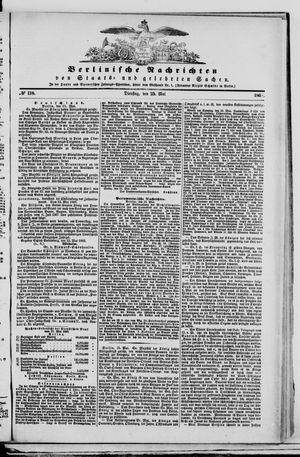 Berlinische Nachrichten von Staats- und gelehrten Sachen vom 25.05.1869