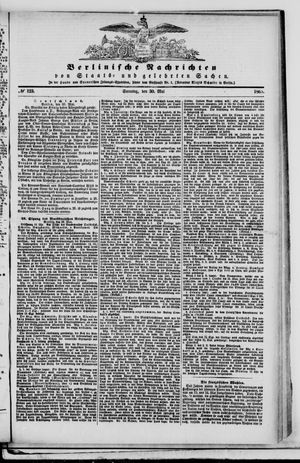 Berlinische Nachrichten von Staats- und gelehrten Sachen on May 30, 1869