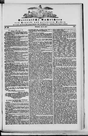 Berlinische Nachrichten von Staats- und gelehrten Sachen vom 02.06.1869