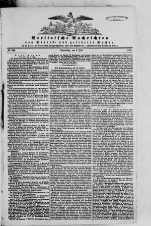 Berlinische Nachrichten von Staats- und gelehrten Sachen on Jul 1, 1869