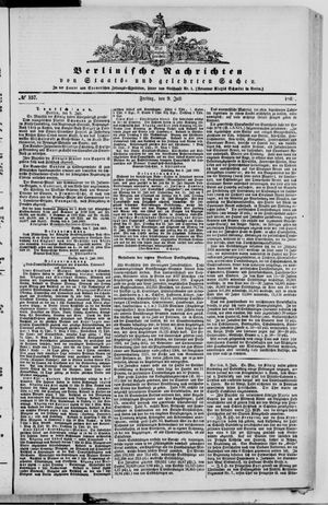 Berlinische Nachrichten von Staats- und gelehrten Sachen vom 09.07.1869