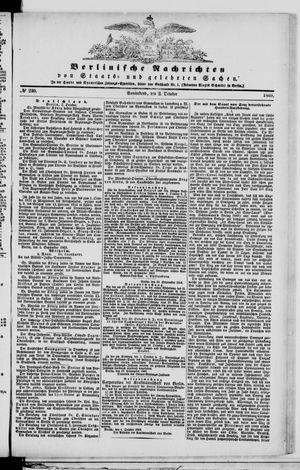 Berlinische Nachrichten von Staats- und gelehrten Sachen on Oct 2, 1869