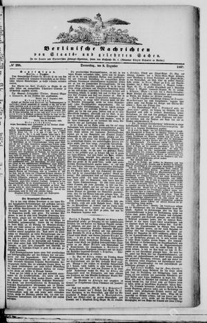 Berlinische Nachrichten von Staats- und gelehrten Sachen vom 09.12.1869
