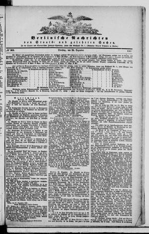 Berlinische Nachrichten von Staats- und gelehrten Sachen vom 28.12.1869