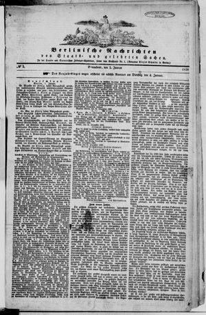 Berlinische Nachrichten von Staats- und gelehrten Sachen vom 01.01.1870