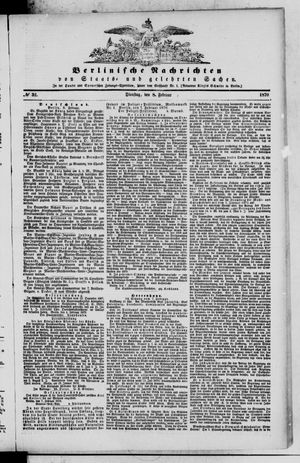Berlinische Nachrichten von Staats- und gelehrten Sachen vom 08.02.1870