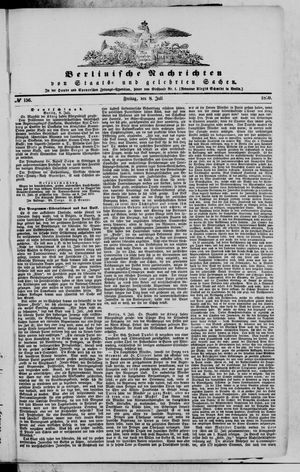 Berlinische Nachrichten von Staats- und gelehrten Sachen vom 08.07.1870
