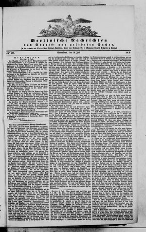 Berlinische Nachrichten von Staats- und gelehrten Sachen vom 09.07.1870