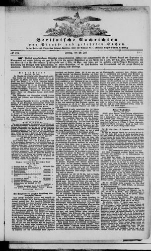 Berlinische Nachrichten von Staats- und gelehrten Sachen on Jul 29, 1870