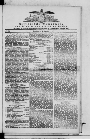 Berlinische Nachrichten von Staats- und gelehrten Sachen on Sep 3, 1870