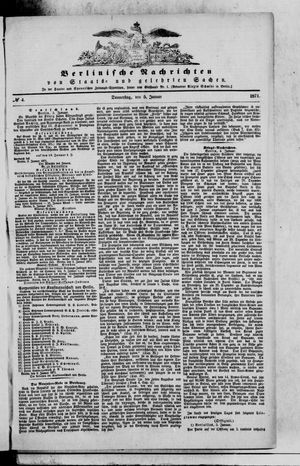 Berlinische Nachrichten von Staats- und gelehrten Sachen vom 05.01.1871