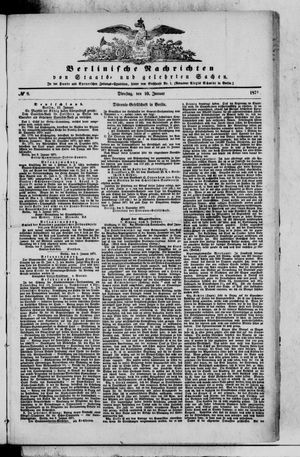 Berlinische Nachrichten von Staats- und gelehrten Sachen vom 10.01.1871