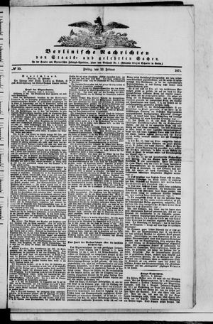 Berlinische Nachrichten von Staats- und gelehrten Sachen vom 10.02.1871