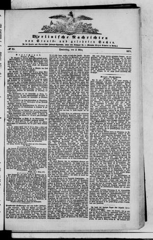 Berlinische Nachrichten von Staats- und gelehrten Sachen vom 02.03.1871